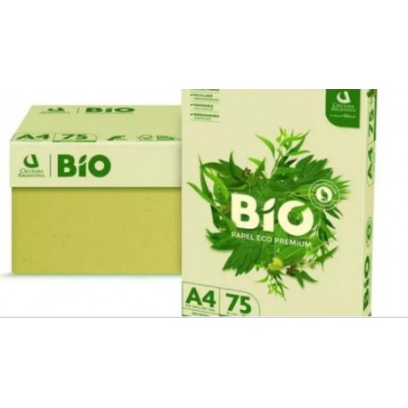 Resma Papel A4 75gr Bio