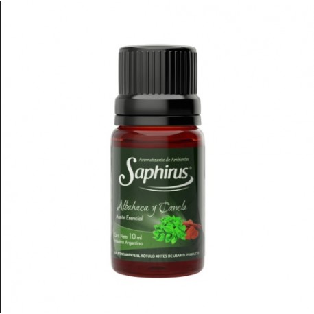 Aceite Esencial Albahaca Y Canela saphirus 10ml