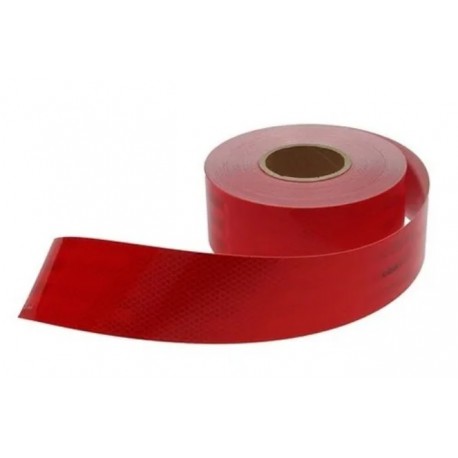 Cinta Refl.roja 75mm **tramo Reg.50cm** (imp)